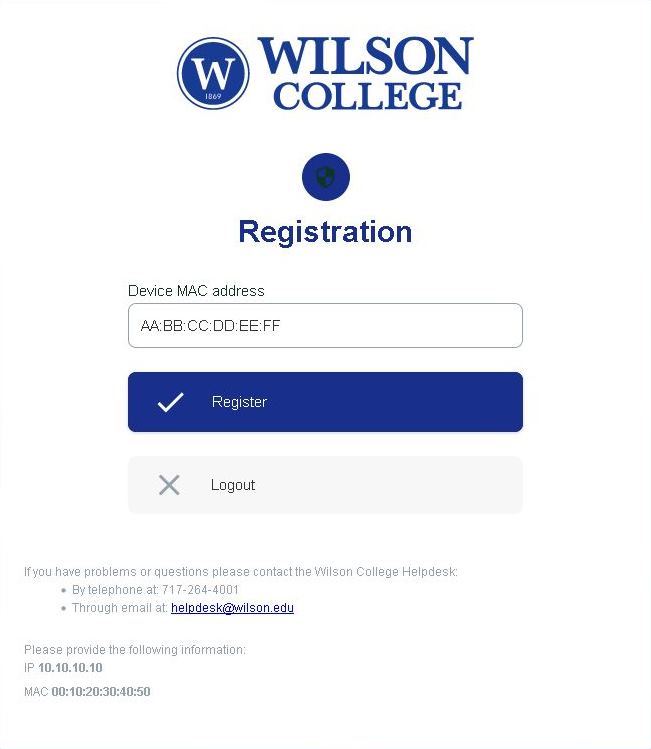 Device Registration